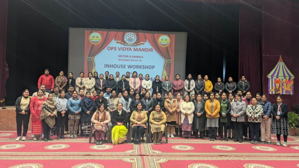 CBSE Resource Persons Organize Workshop at OPS Vidya Mandir Ambala